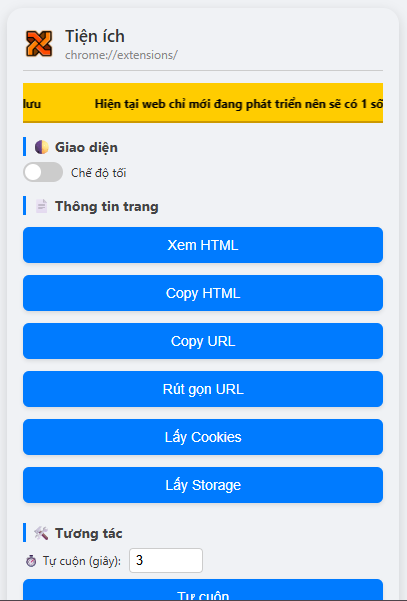 Ảnh xem trước tiện ích